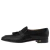 Gucci Tassel-trim Leather Loafers 'black'