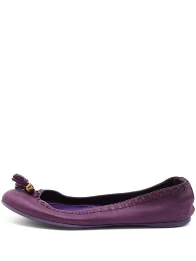 Pre-owned Gucci Tasselled Leather Loafers