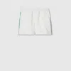 Gucci Technical Jersey Short With Web In White