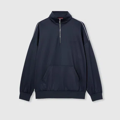 Gucci Technical Jersey Sweatshirt With Embossed Logo