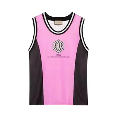 Pre-owned Gucci Technical Jersey Tank Top 'pink' | Men's Size S