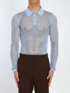 Gucci Mesh Technical Polo Shirt