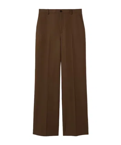 Gucci Technical Panama Pant In Brown