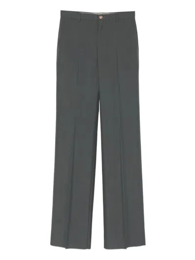 Gucci Technical Panama Pants In Gray