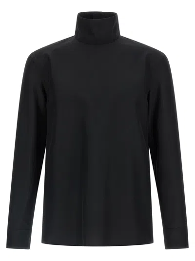 GUCCI TECHNICAL PANAMA SHIRT SHIRT AND BLOUSE BLACK