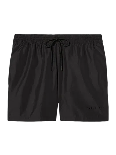 GUCCI TECHNICAL POPLIN SWIMSUIT
