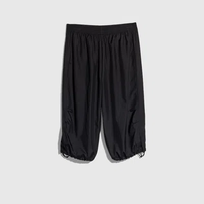 Gucci Technical Silk Poplin Bermuda In Black
