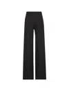Gucci Stretch Wool Blend High Waist Trousers In Black