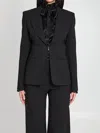 Gucci Technical Stretch Wool Jacket In Black