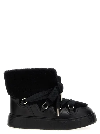 Gucci Teddy Ankle Boots In Black