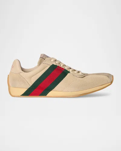 Gucci Tempo Low-top Sneakers In Neutral