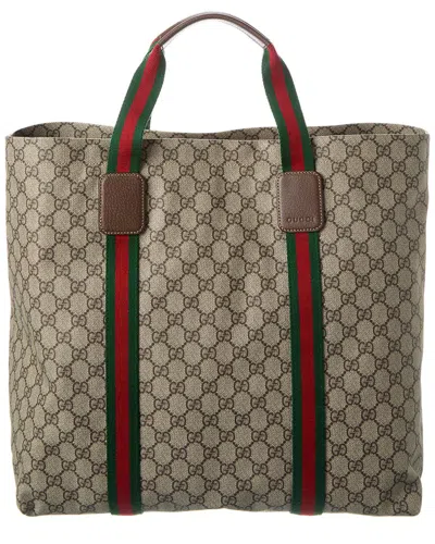 Gucci Tender Medium Gg Supreme Canvas Tote In Multi