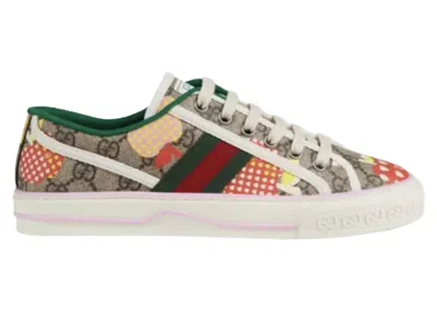 Pre-owned Gucci Tennis 1977 Canvas (women's) Sneakers In Ebony