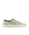 Gucci Rhinestone Tennis 1977 Sneakers In Nude