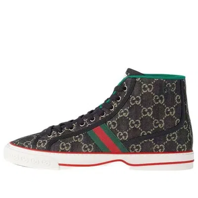 Gucci Tennis 1977 High 'black Mini Gg'