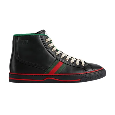 Pre-owned Gucci Tennis 1977 High 'black Red Green'