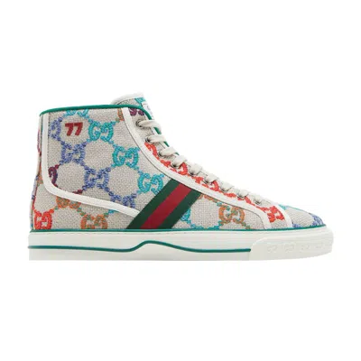 Pre-owned Gucci Tennis 1977 High 'multi' In Cream