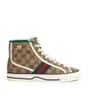 Gucci Tennis 1977 High-top Sneakers In Brown