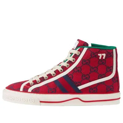 Gucci Tennis 1977 High Top Sneakers 'red'