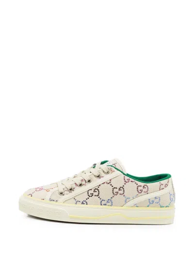 Pre-owned Gucci Tennis 1977 Lace-up Sneakers In Neutral