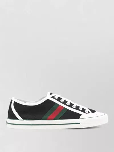 Gucci Tennis 1977 Low Top Sneakers Rubber Sole In Black