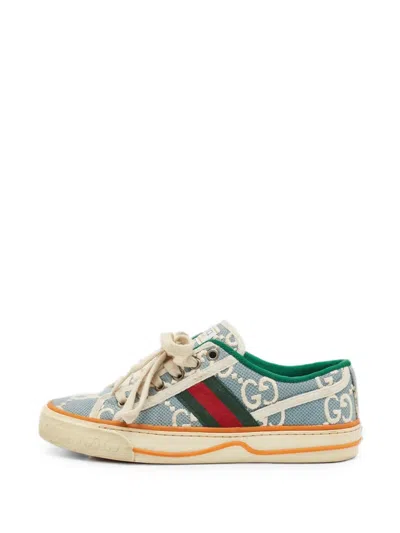 Pre-owned Gucci Tennis 1977 Low-top Sneakers In Blue