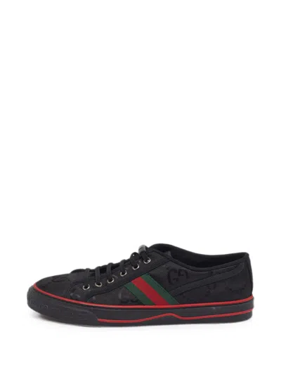 Pre-owned Gucci Tennis 1977 Off The Grid Low-top Sneakers In Black