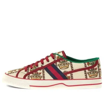 Gucci Tennis 1977 Shoes 'white Red Green' In Multi