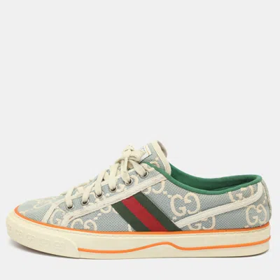 Pre-owned Gucci Tennis 1977 Size 40 Multicolor Fabric Low Top Sneakers
