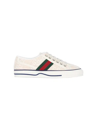 Gucci "tennis 1977" Sneakers In Cream