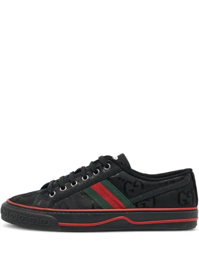 Pre-owned Gucci Tennis 1977 Sneakers Web Stripe Sneakers