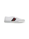 Gucci Fabric Upper And Rubber Sole Sneaker In White