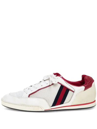 Pre-owned Gucci Tennis 83 Sneakers In White