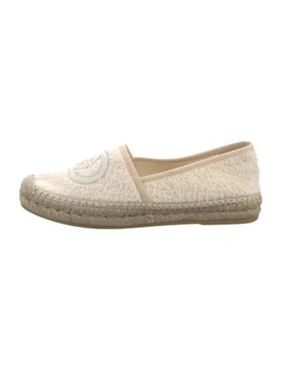 Pre-owned Gucci Terry Cloth Espadrilles In Neutrals