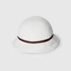 Gucci Terry Cloth Hat With Web In White