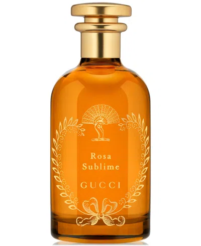 Gucci The Alchemist's Garden Rosa Sublime Eau De Parfum, 3.3 Oz. In Transparent