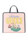 Gucci The Jetson's Printed Tote Bag In Pink