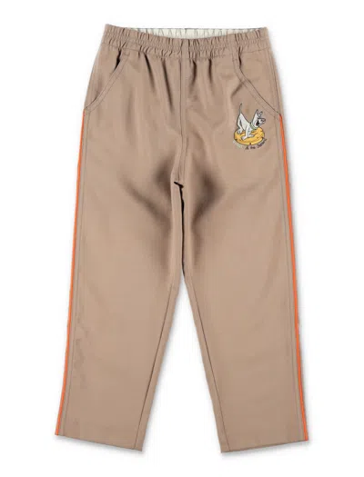 Gucci The Jetsons Inspired Wool Trousers For Boys In Brown