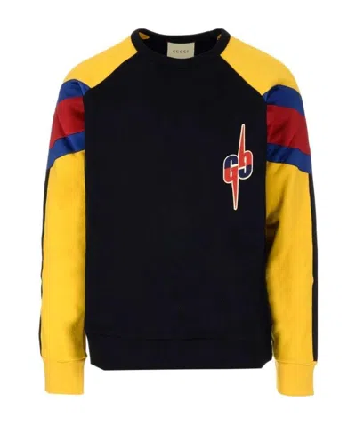 Gucci The Logo Collides With The Color Sweater In Black