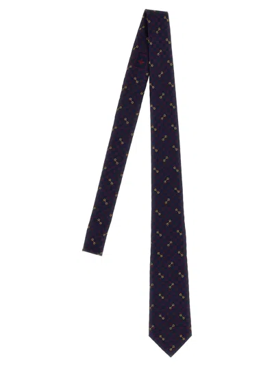 Gucci The Morset 7.0 Tie In Blue