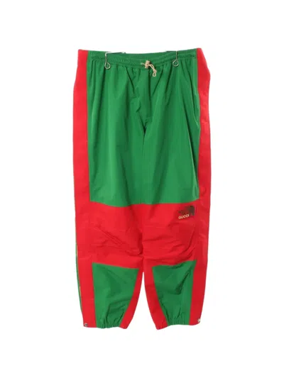 Pre-owned Gucci The North Face Track Pants In Red