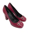 Gucci Thick Heels In Red