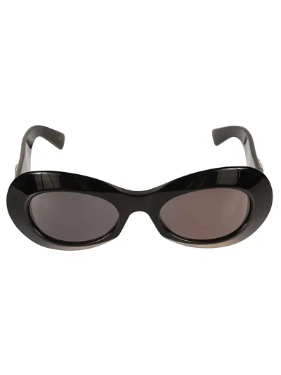 Gucci Thick Oval Sunglasses In Neutral