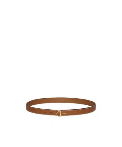 Gucci Thin Belt With Half-horsebit Buckle