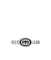Gucci Thin Interlocking G Ring In Neutral