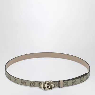 Gucci Belt Woman Beige In Gray