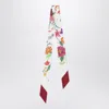 Gucci Thin Scarf In Multicolour Printed Silk Women In Multicolor