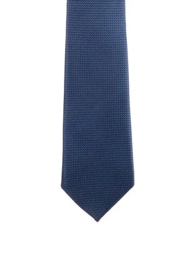 Pre-owned Gucci Tie In Blue
