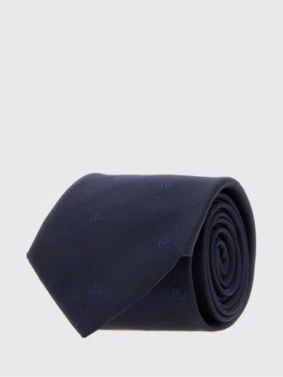 Gucci 7 Cm Printed Jacquard Tie For Men In Blue