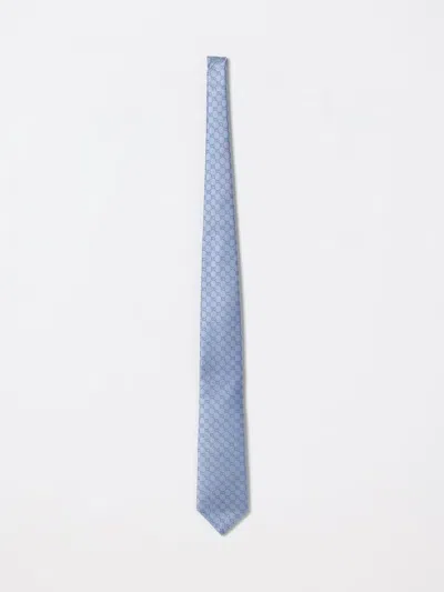 Gucci Tie Men Gnawed Blue